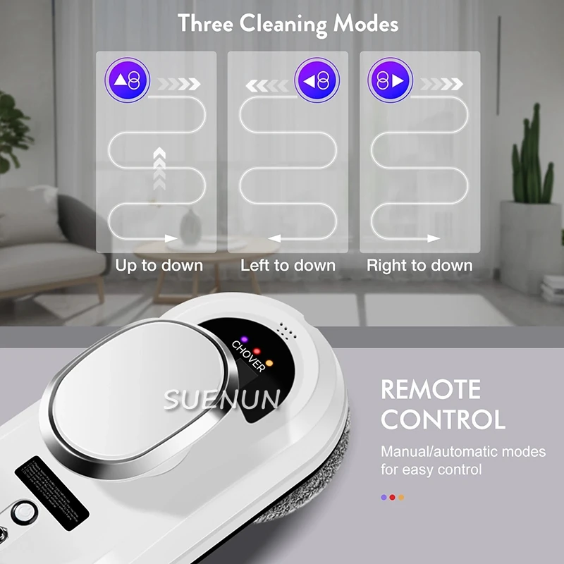 Window Cleaning Robot Intelligent Household Automatic Electric Doublesided Glass Window