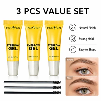 Styling Eyebrow Gel, Eyebrow Shaping Cream with Brush, Strong Hold Wild Eyebrow Gel, Mother's Day Gift