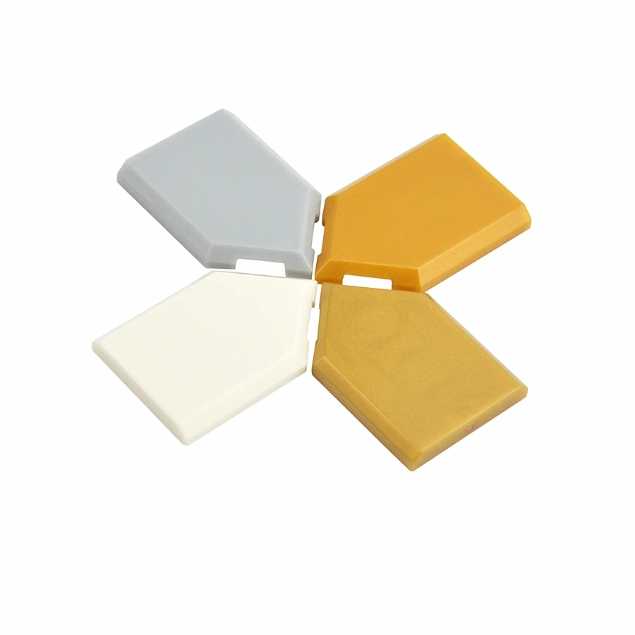 100Pcs 부드러운 빌딩 블록 부품 22385 2x3 타일 오각형 조립 패널 퍼즐 벽돌 교육 완구 3068 호환