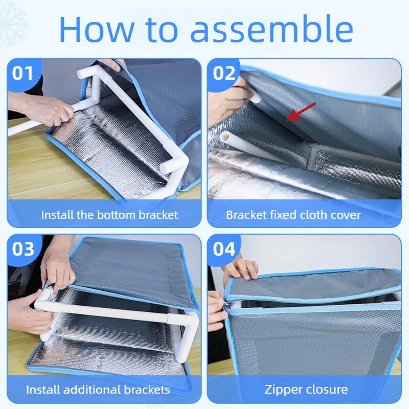 Cooling Dog Bed with 5 Ice Packs for Small Dogs 5