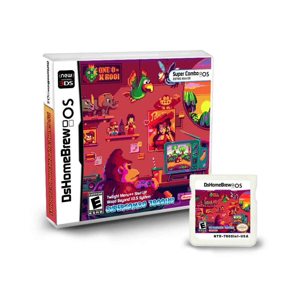 New DS Card 7800 In Cartridge multi for NDS NDSL NDSi 3DS 2DS