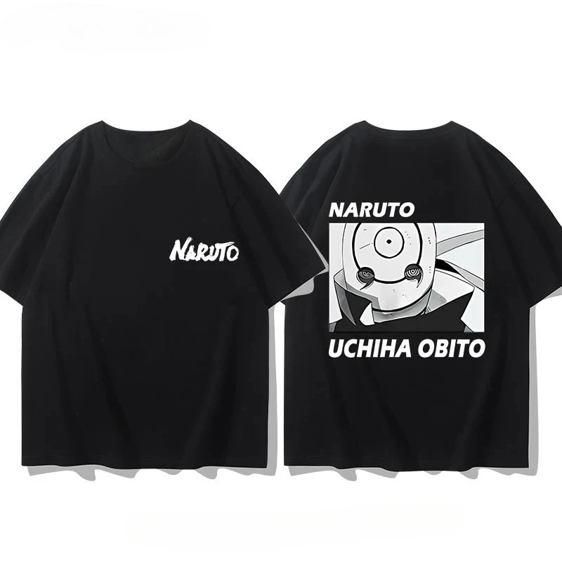 Premium Naruto Uzumaki Graphic Print Men's T-Shirt - 100% Cotton Luxury Designer Summer Tee