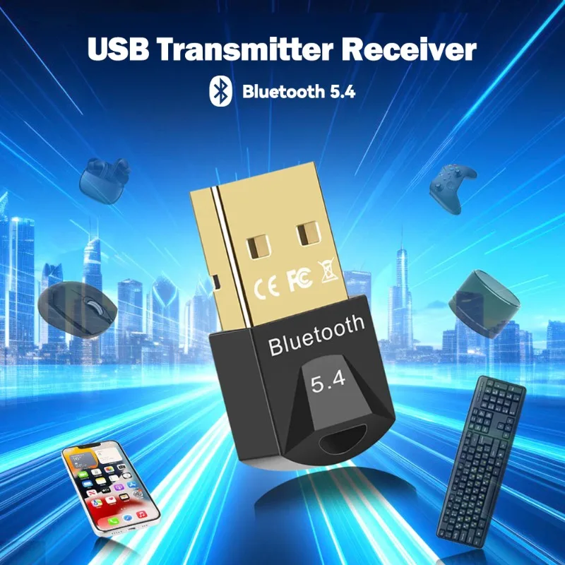Enhanced Bluetooth USB Adapter - Wireless Dongle