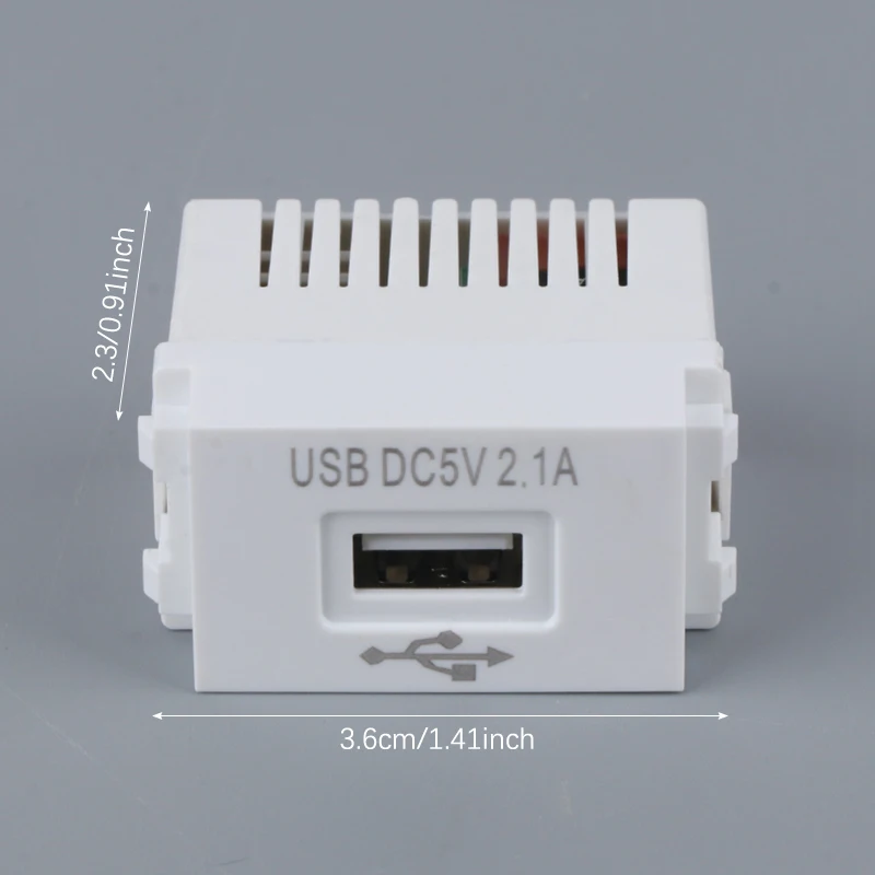 휴대폰 충전 패널 USB 전원 모듈, 220V 소켓, 5V 변압기, 2.1A 스위칭 어댑터, 1 개