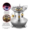 Gas Burner Stainless Steel Outdoor Gasoline Furnace Maintenance-Free Preheating Integrated Portable Gas Stove Camping Tile SG500 2