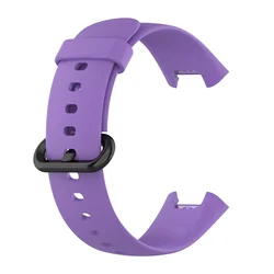 Silicone Sport Lightweight Replacement Wristband Strap for Redmi Watch Lite (Purple)