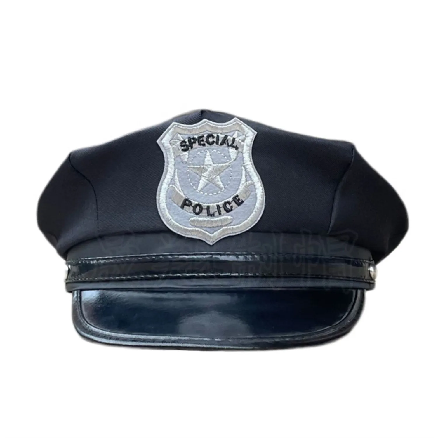 Adult Police Hats For Men And Women Octagonal Flat Cap Role-playing Fun Props U.S. Police Hats Uniform Accessories Free Shipping
