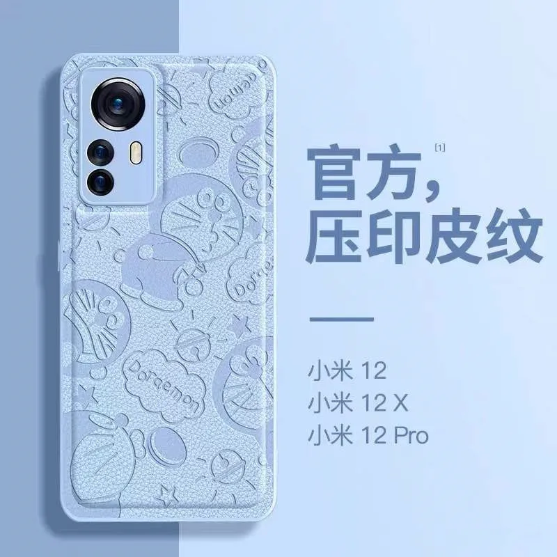 For Mi 14Pro mobile phone case Xiaomi 13 protective case leather embossed red rice K70 all-inclusive anti-fall 11 soft shell