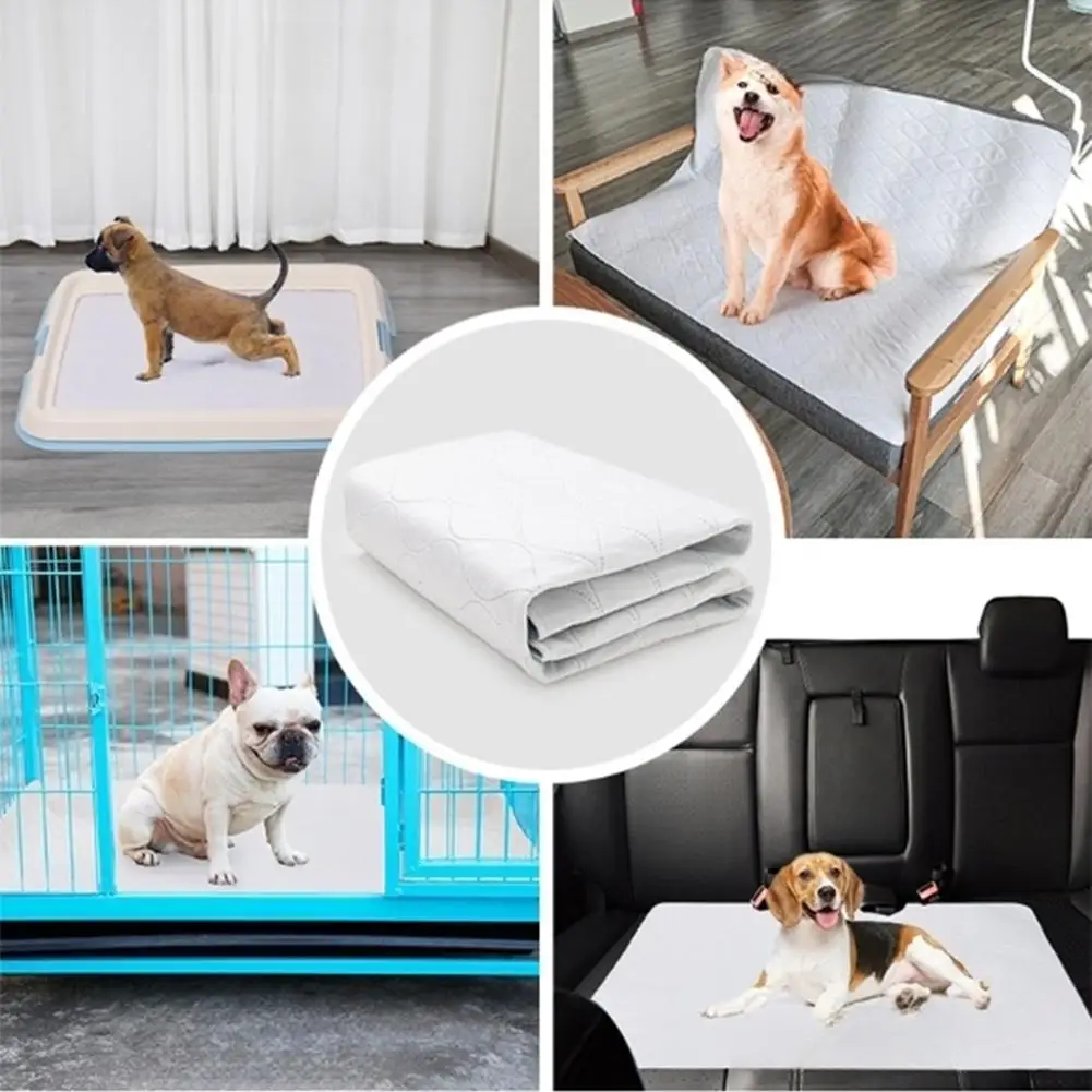 NEW Washable Dog Pet Diaper Mat Recyclable Absorbent Pee Pad Foldable Portable Dogs Training Pad Urine Mat