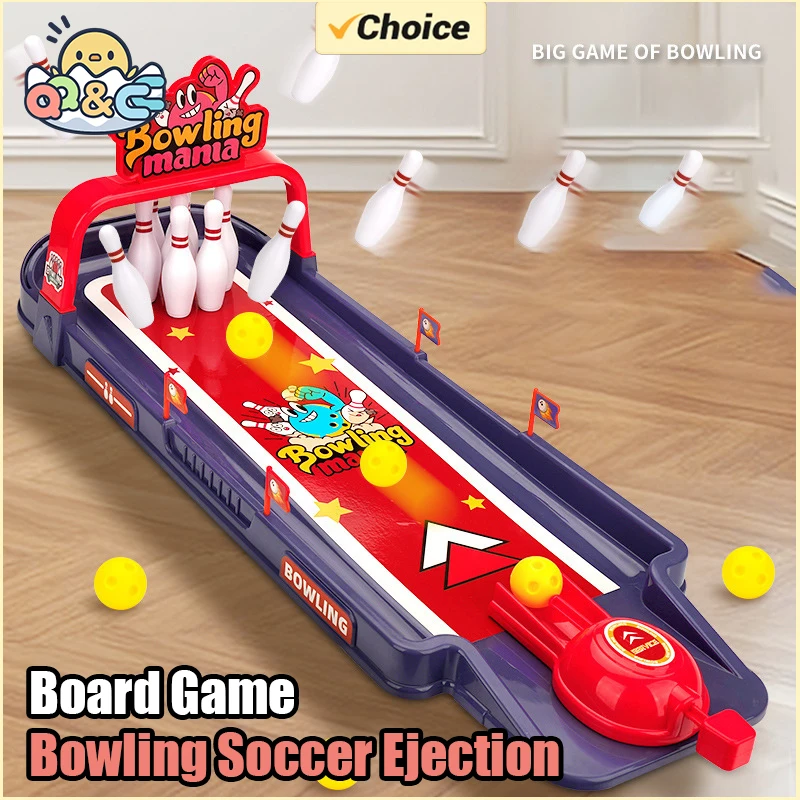 ABS Interactive Bowling Game Toy for Kids and Family