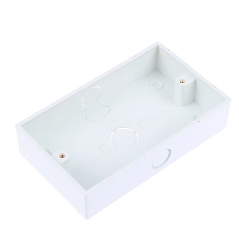 

1 Pc 146*86mm Junction Box Bottom Box Open Box Plastic Wall Socket Box Type External Junction Box