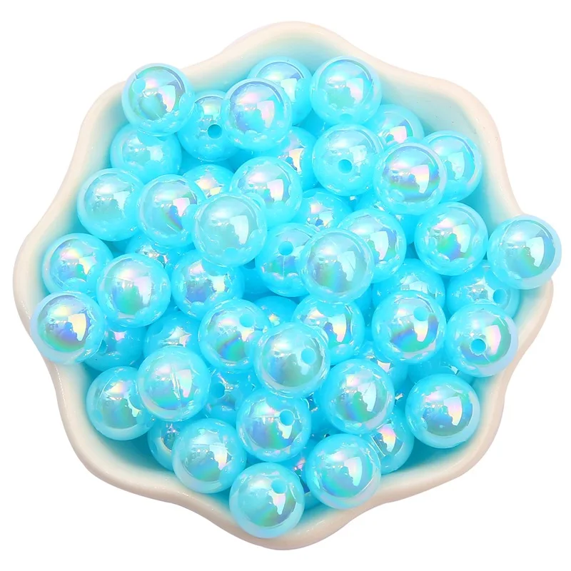 Mulutoo 400-Pack 8mm Gradient Imitation Pearl Beads – Acrylic Rainbow Beads For DIY Jewelry Making - View #10