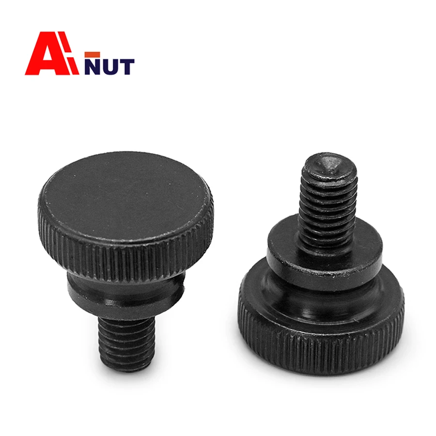 

M3 Knurled Head Thumb Bolt Black Surface Fasteners ,A043