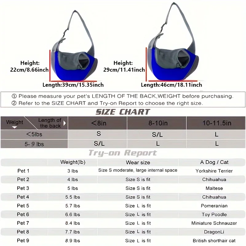 Breathable Pet Sling Carrier 5