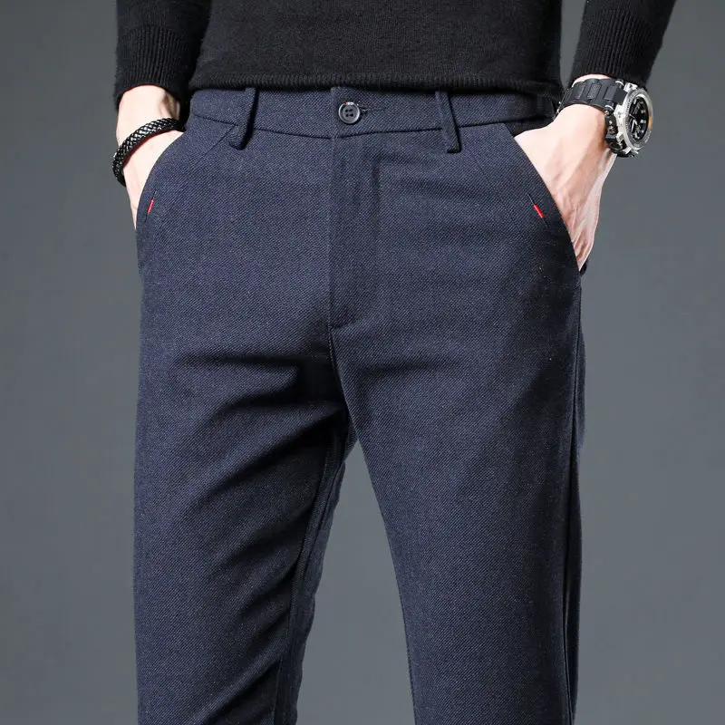 2024 Spring Elegant Fashion Harajuku Slim Fit Trousers Loose All Match Trousers Pockets Button Zipper Casual Straight Leg Pants