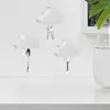 White Cloud Key Holder Adhesive Magnet Key Ring Holder Key Organizer Home Decorations Cloud Key Rack Novelty Holds Multiple Keys 5