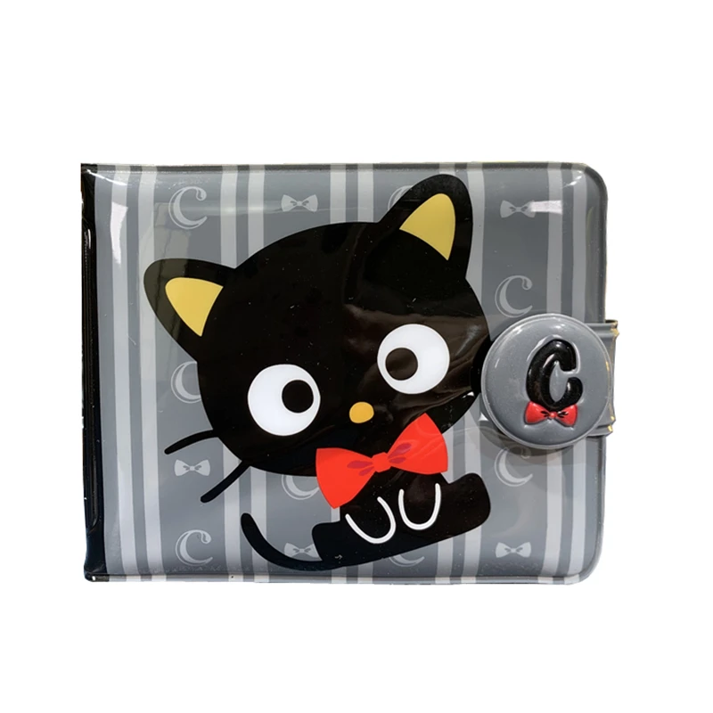 

Cute Chococat Credit Card Holder ID Card Wallet Women Kawaii PVC Small Coin Purses Wallet Ladies Card Case Money Bag