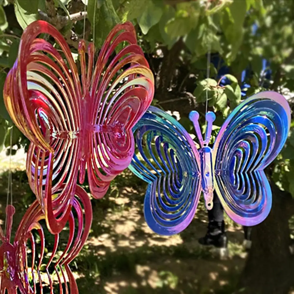 Lot De 4 épouvantails Réfléchissants Pour Oiseaux - Moulin à Vent Dissuasif Pour Jardin, Verger, Balcon