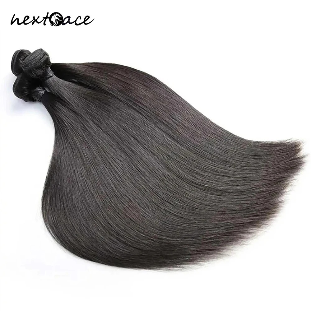 Nextface Brazíliai haja Csomó Selymes egyenesen Emberi haja Csomó Természetes színben Emberi haja kiterjesztések Tömített haja weaves Csomó