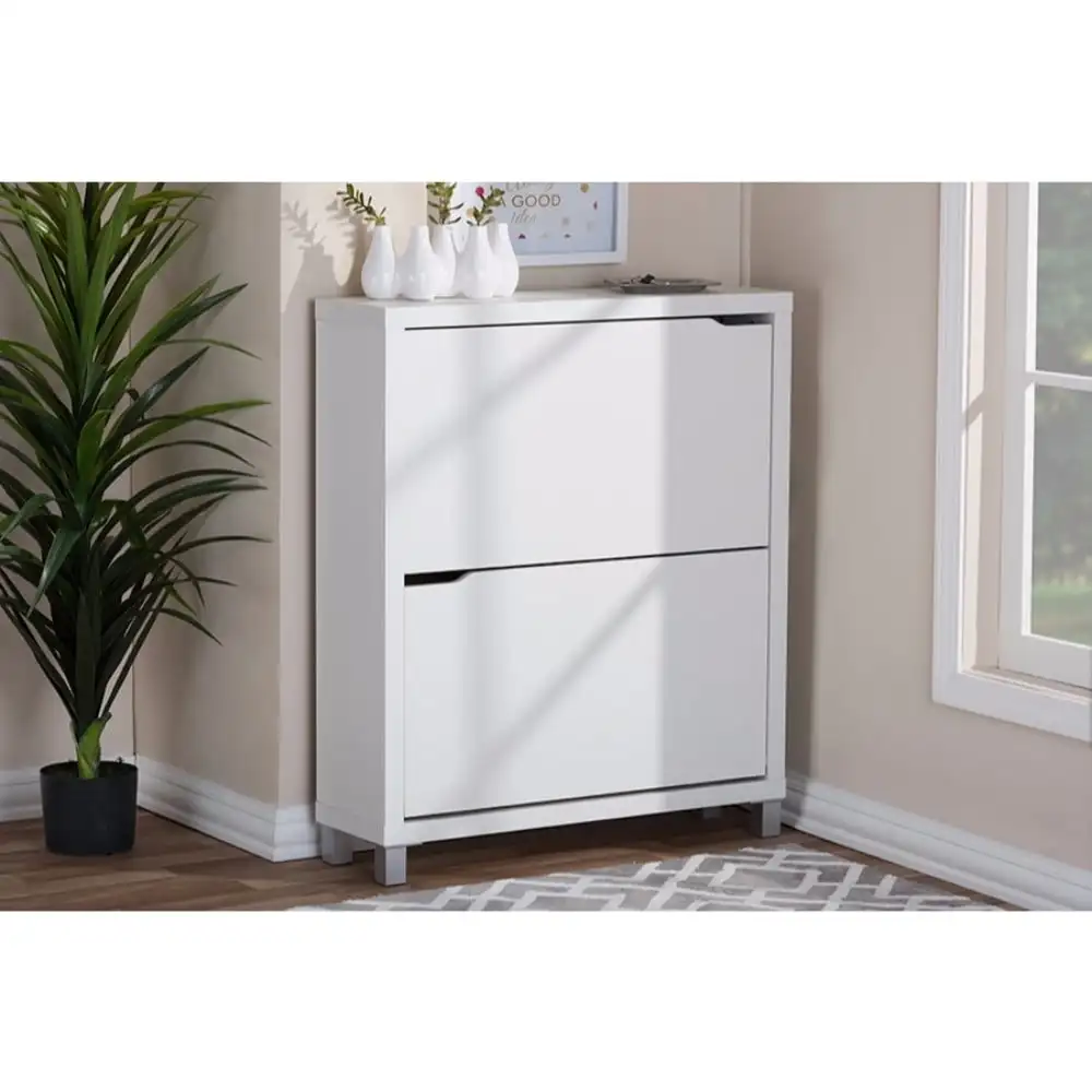 

Simms Modern Shoe Cabinet in White