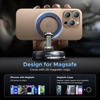 UGREEN Magnetic Car Phone Holder Dashboard Suction Cup 360°Rotatable Car Mount For Magsafe iPhone 16 15 14 ProMax Xiaomi Samsung - Image 6