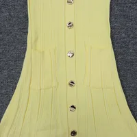 Winter Knitted Dress Women 2025 New Long Sleelve Ruffles Single Breasted Long Dresses Female Party Fashion Sweater Vestidos - Image 6