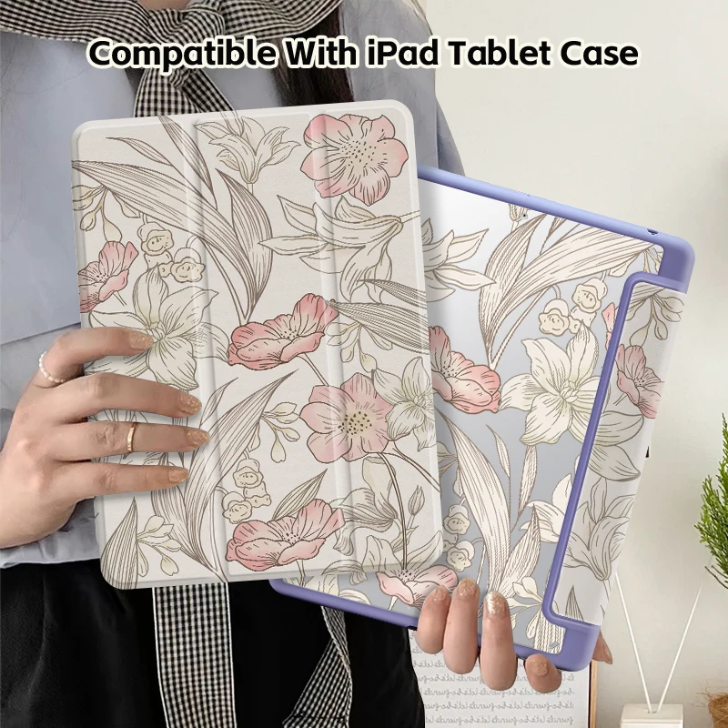 Transparent Acrylic iPad Cover with Double-Sided Printing and Optional Accessories Set