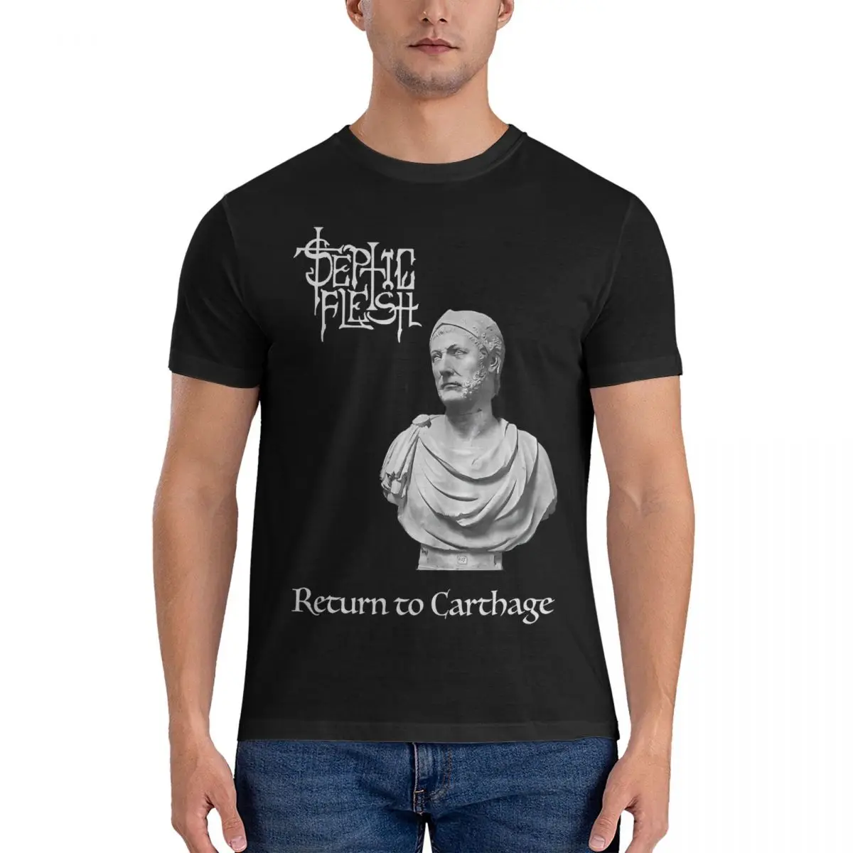 Мужские Винтажные футболки из 100% хлопка, с круглым вырезом