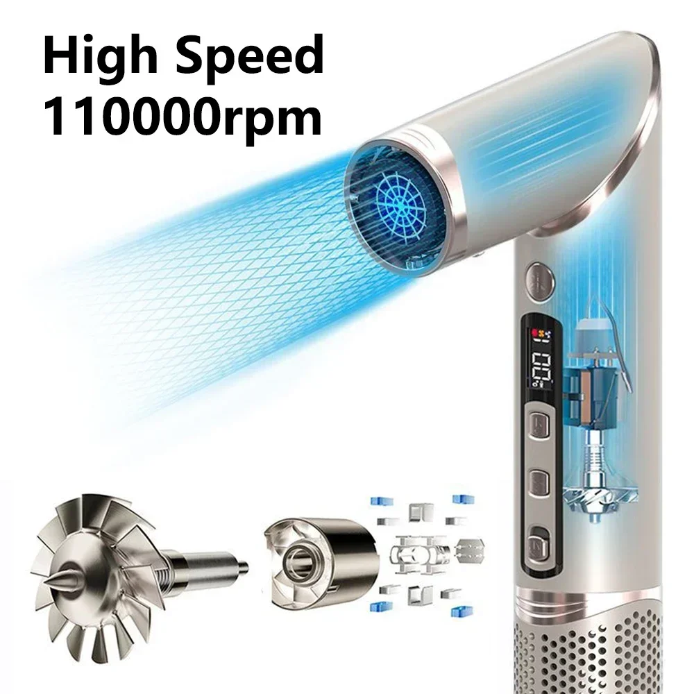 Hair Dryer Hair Styling Tools 8 in 1 Folding Airwrap High Speed 110000rpm