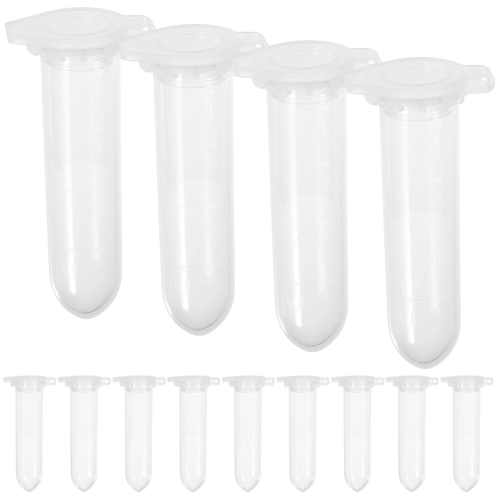 

500 Pcs Centrifuge Tube Can Laboratory Supplies Container Plastic Containers Round Bottom