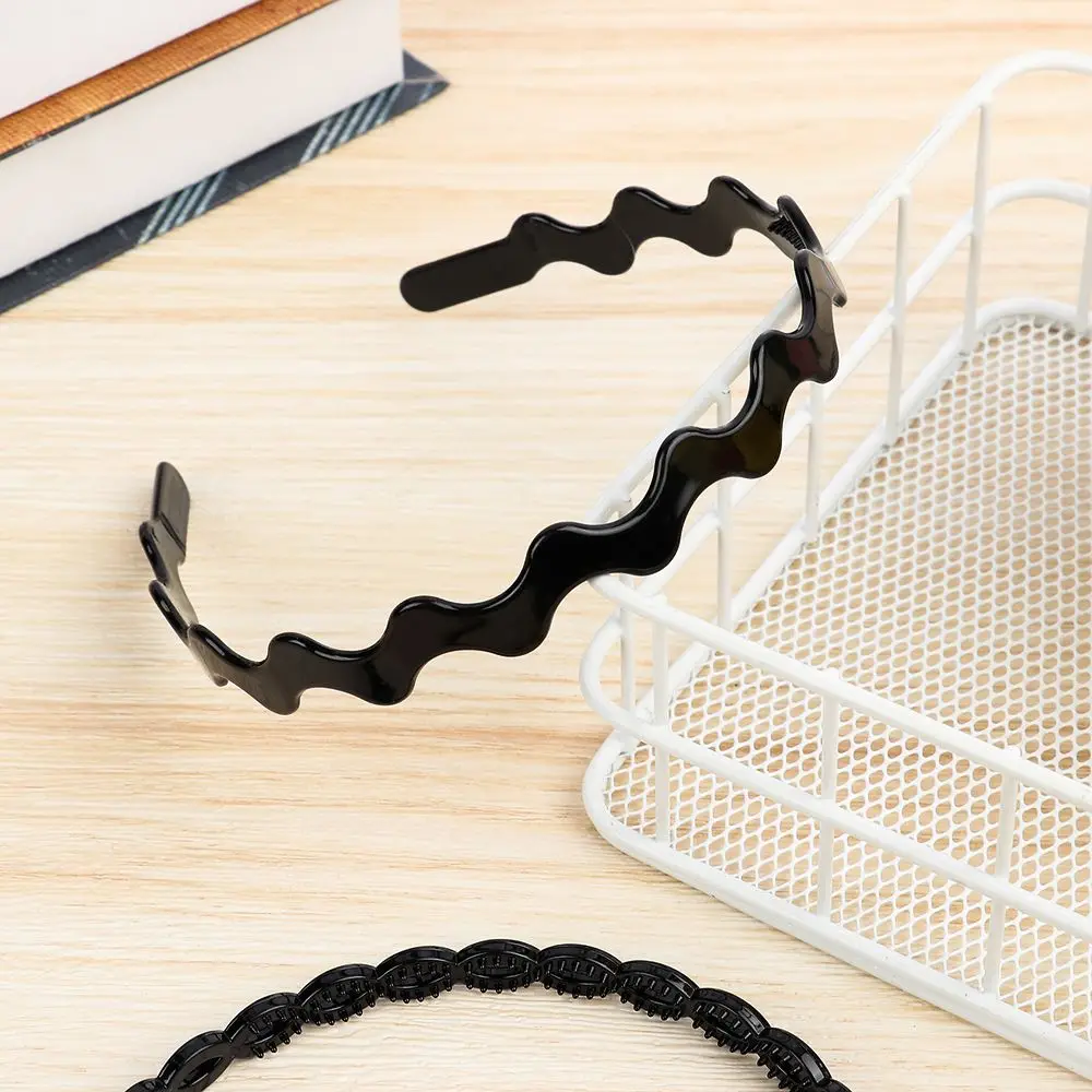 Wavy Hair Band Unisex Hairband for Men Women Sport Hair Hoop Non-slip Headwear Accessories Outdoor Fashion Yoga Head Band