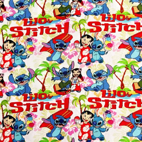 Tanio Sprzedaż Disney Stitch bawełna tkaniny do szycia sklep