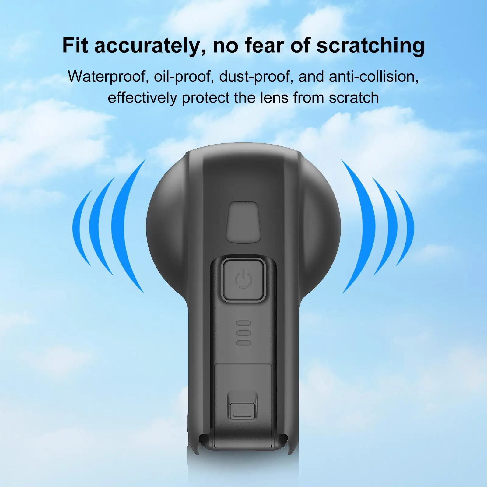 For DJI Osmo 360 PULUZ Camera All-in-one Body Lens Silicone Cover DJI Camera Accessories