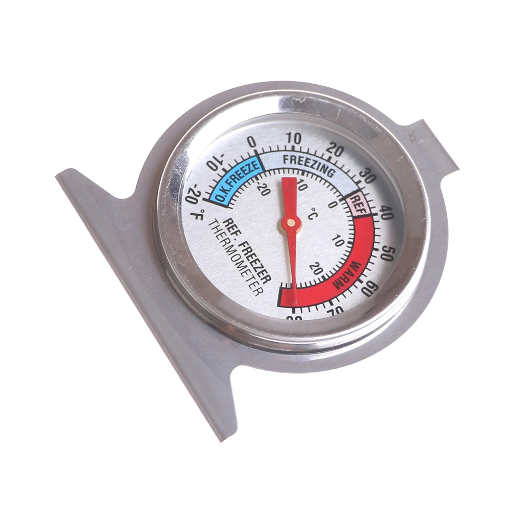 Description Picture 3 of item1pc Stainless Steel Refrigerator Freezer Thermometer Fridge Refrigeration Temperature Gauge Home use