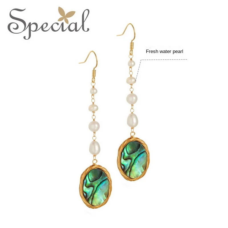 

Hxl Long Niche Freshwater Pearl Ear Hook Earrings Earrings Eardrops