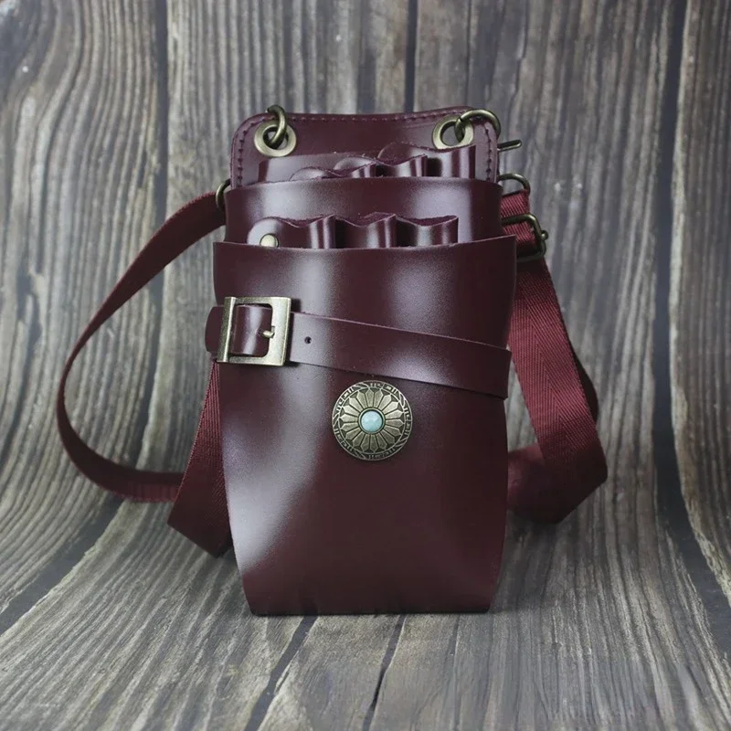 Hair Scissor Bag Comb Case Hairdressing Barber Hair Scissor Holster Pouch Holder Salon Waist Pack Belt Bag