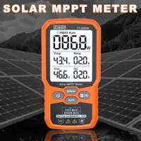 ZIBOO FT-2000W testeur de panneaux solaires compteur MPPT tension de Circuit ouvert et courant de court-circuit, avec rétro-éclairage et maintien des données, FT-1000W. 3