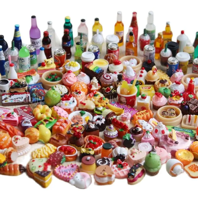 1:6 Miniature Dollhouse Food Supermarket Mini Snack Simulation Cake Wine Drink Blyth BJD Doll Kitchen Accessories Toy pretend food toys,pretend kitchen toys,kitchen toys,doll house toys