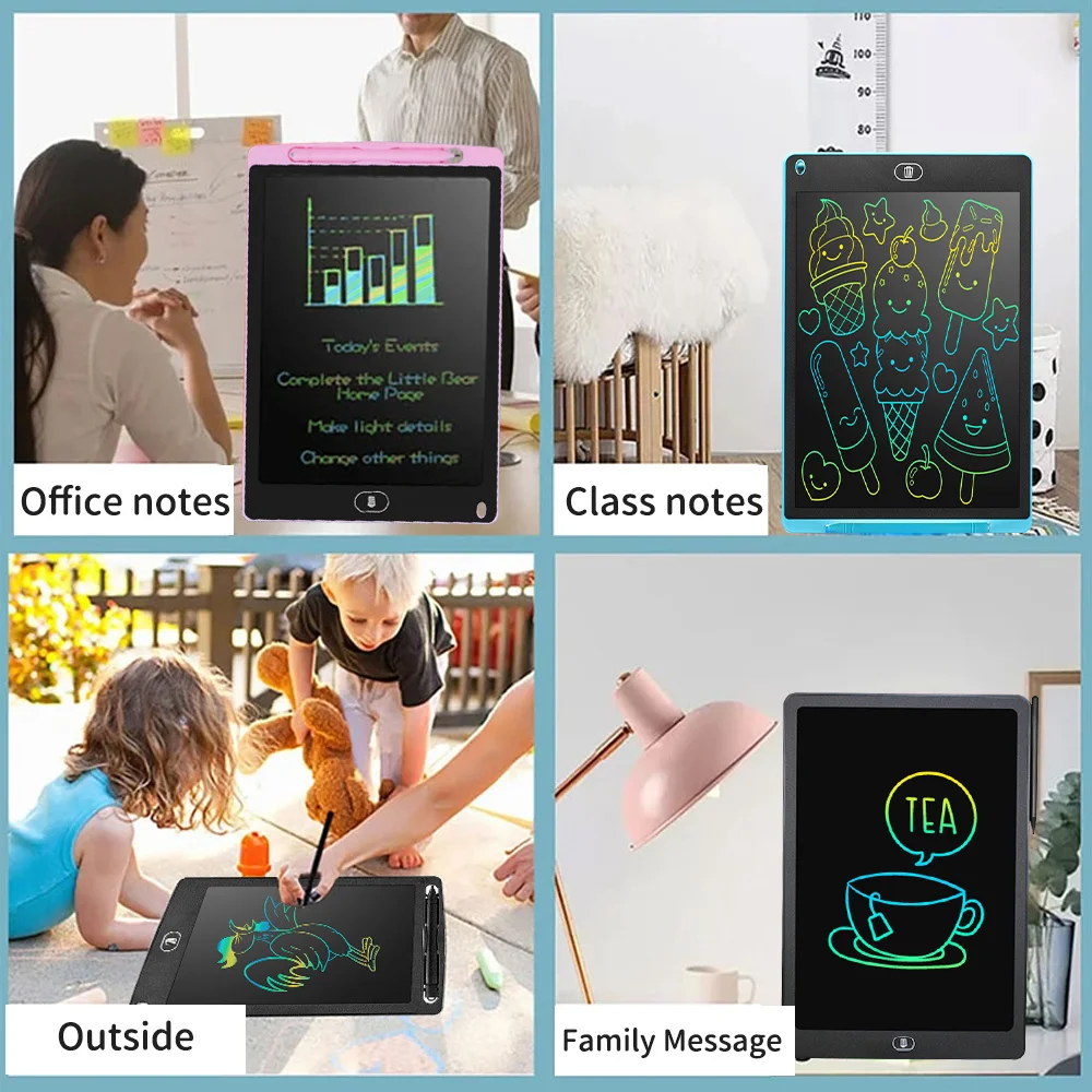 6.5/8.5 inch Lcd Writing Tablet Drawing Board Graffiti Sketchpad Mgaic Erasable Handwriting Pad Toys for Kids Boys Gifts 4