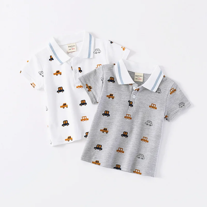 Polo T shirts for Children's Summer Outfit Boys Dinosaur Lion Car Rocket Full Print Short Sleeve Clothes Tops Kids Tees 1 3 5 7Y 10 Polo T shirts for Children's Summer Outfit Boys Dinosaur Lion Car Rocket Full Print Short Sleeve Clothes Tops Kids Tees 1 3 5 7Y