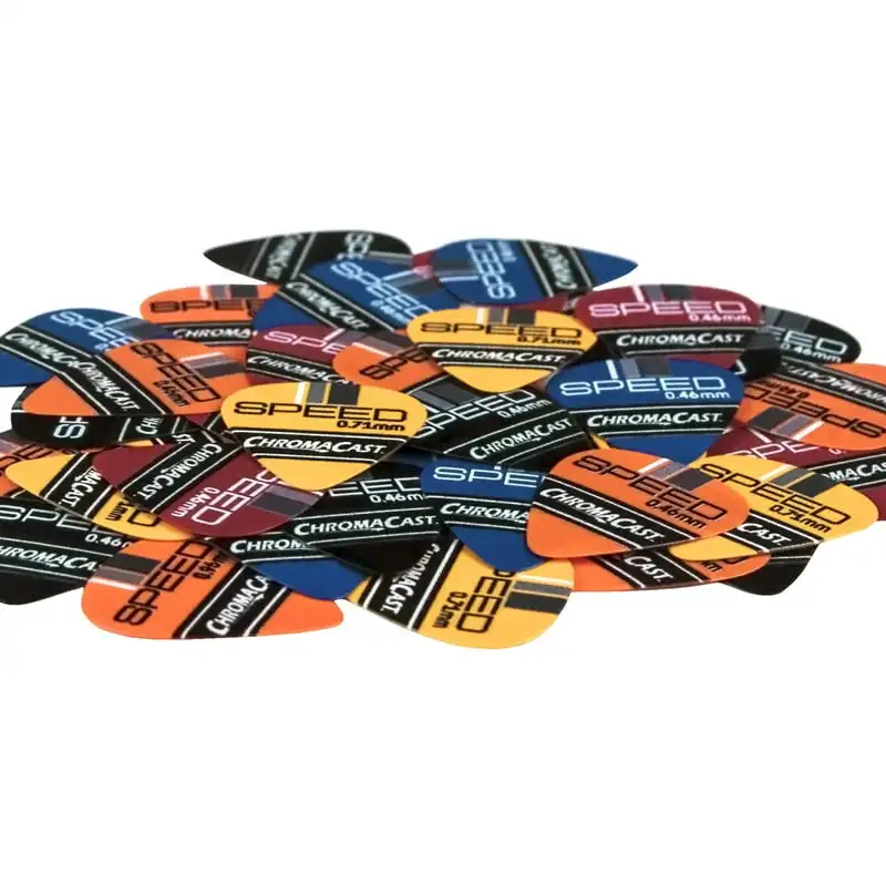 

Series Celluloid Guitar Picks, Assorted Sizes & Colors, 40 Pack