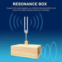432 Hz Tuning Fork With Resonance Box,For Sound Healing,Tuning Fork Resonance Teaching, Hearing Tests, Meditation 2