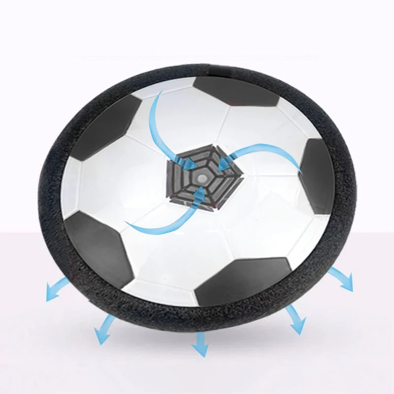 USB Hover Ball Calcio Fluttuante A LED Con Musica - Giocattolo Per Bambini In Schiuma 18cm - Regalo Ragazzi - 3