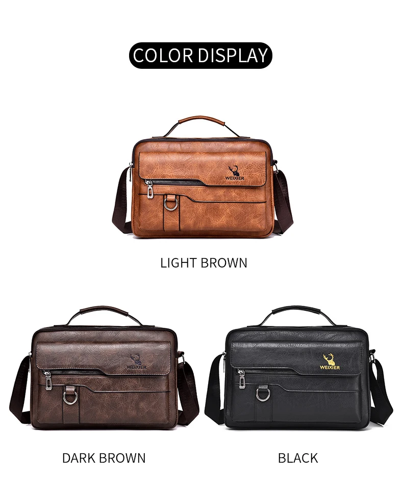 WEIXIER-Bolso de hombro cruzado multifunción