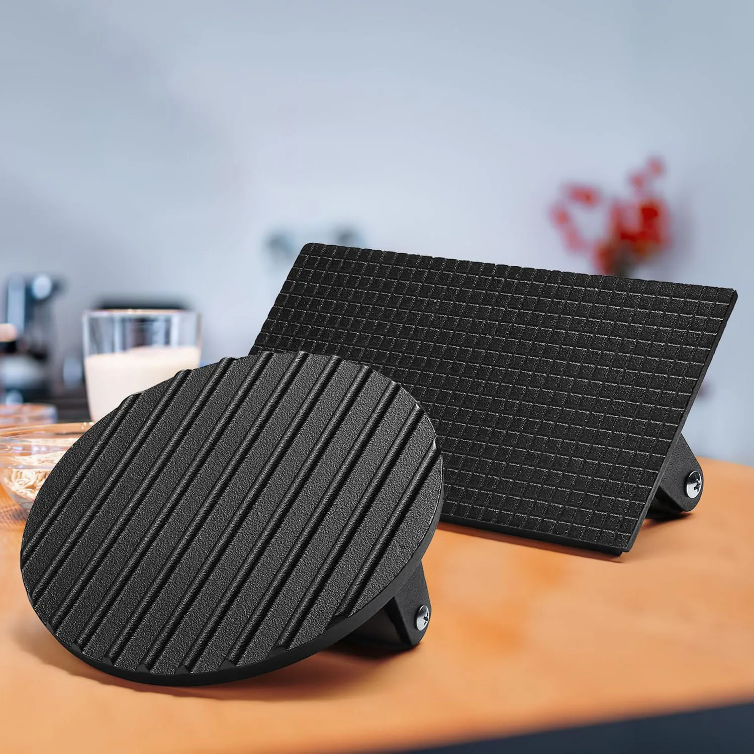 Description Picture 6 of item430 stainless steel hamburger meat press circular square burger meat press kitchen tool meat press plate 1PC