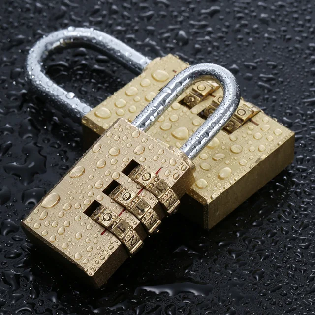 4 Dial Digit Password Lock Combination Suitcase Luggage Metal Code Password Locks Padlock Travel Safe Anti-Theft Cijfersloten 3
