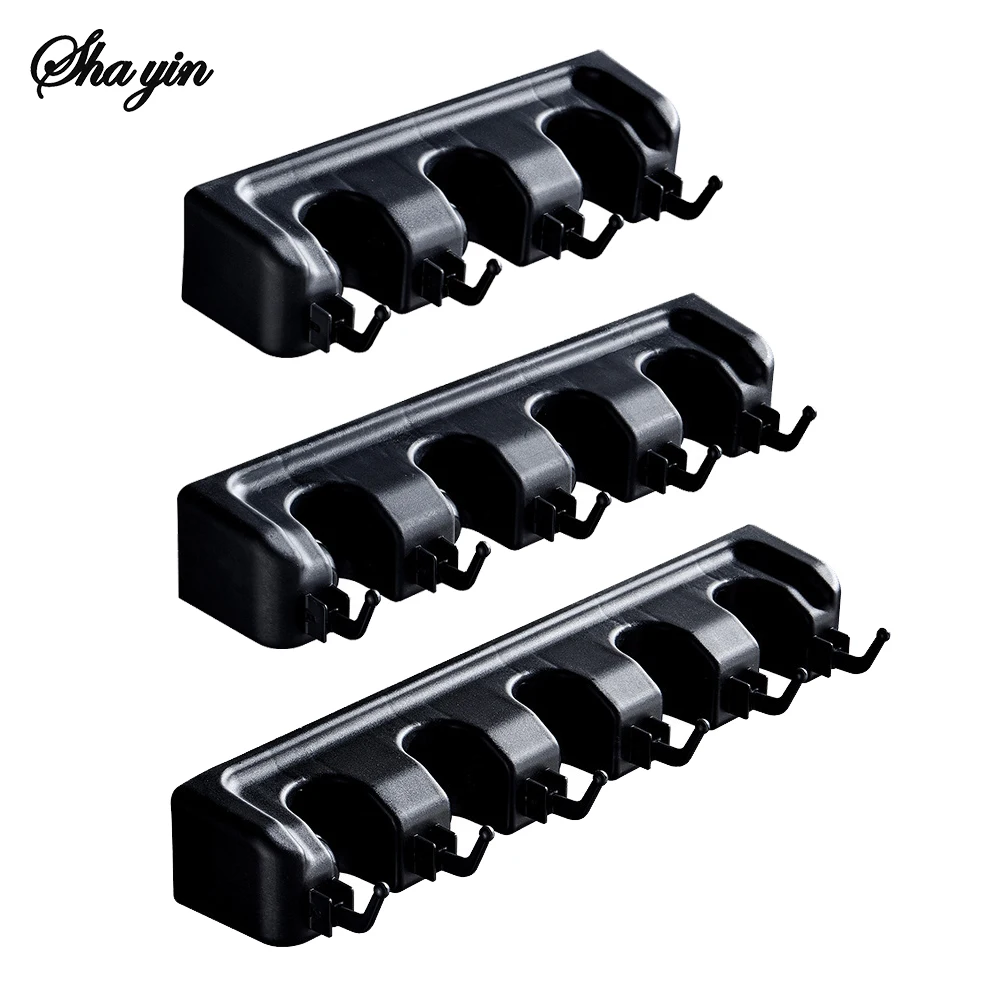 Toilet Mop Holder 1PC For Storing Mops Scrub Brushes And Brooms Made Of Plastic Suitable For Hanging Mop Racks