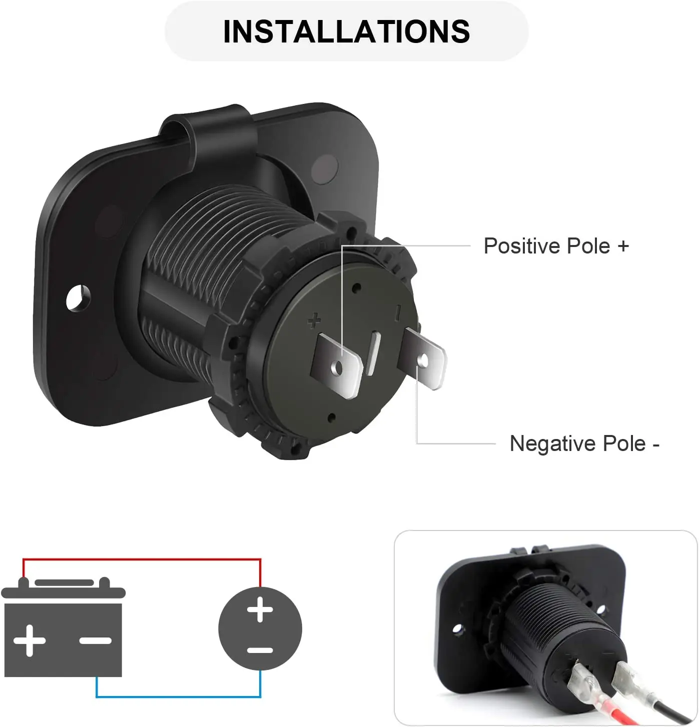 2  12V   , ڵ  ؾ  ATV RV    ü 12V 