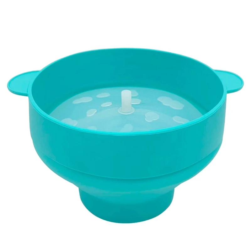 Popcorn Microwave Silicone Foldable Kitchen Easy Tools DIY Popcorn Bucket Bowl Maker With Lid