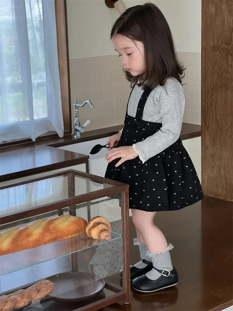 Autumn Baby Girls Thin Loose Cotton Undershirts